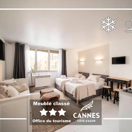 Azur Evasion Meuble Classe 3 Etoiles Croisette Festival Grand Apartment *