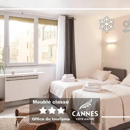 Apartment Azur Evasion Meuble Classe 3 Etoiles Croisette Festival Grand Cannes