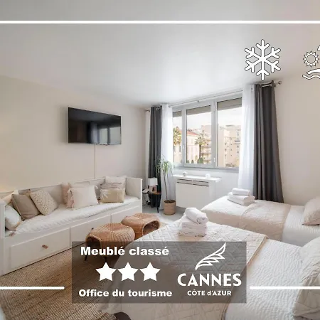 Azur Evasion Meuble Classe 3 Etoiles Croisette Festival Grand Apartment
