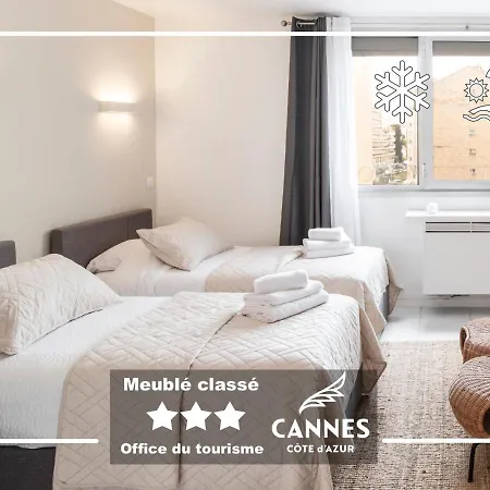 Azur Evasion Meuble Classe 3 Etoiles Croisette Festival Grand Cannes